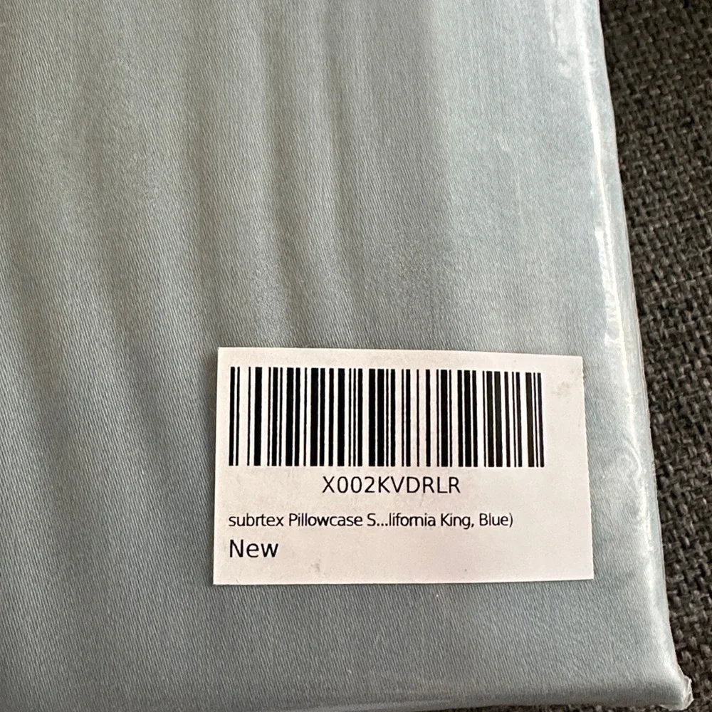 NEW SUBRTEX Luxury Cotton Pillowcase Set for Hair and Skin - Tencel Shams 2-Pack
